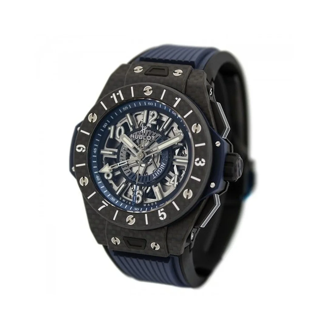 Hublot Big Bang, Unico GMT Carbon, 45mm, Ref# 471.QX.7127.RX
