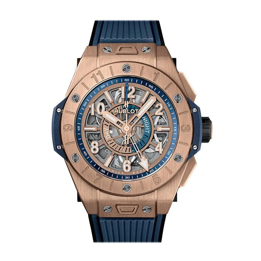 Hublot Big Bang, Unico GMT King Gold, 45mm, Ref# 471.OX.7128.RX