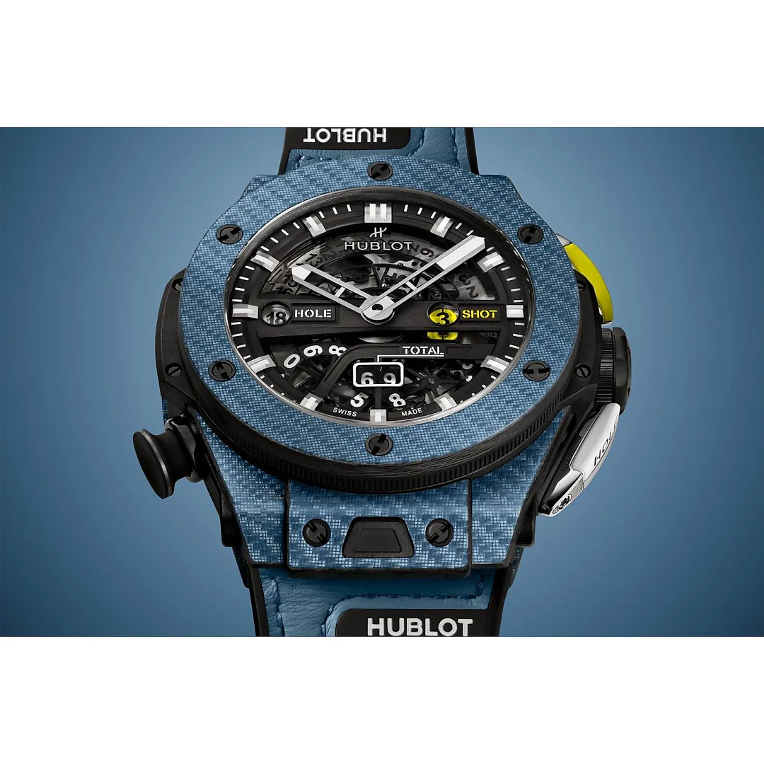 Hublot Big Bang Unico Golf Sky Blue Carbon, 45mm, Ref# 416.YE.1120.VR