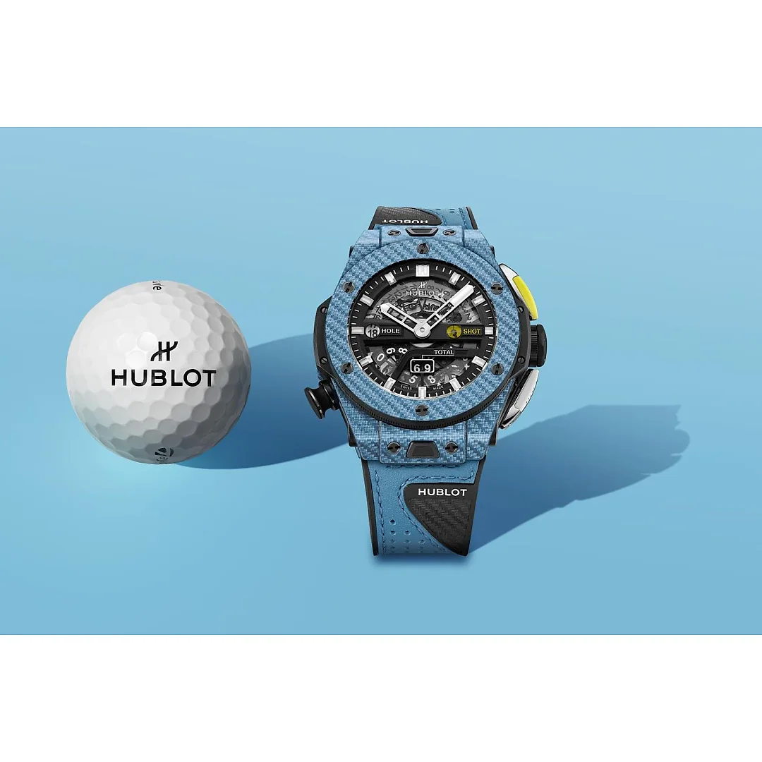 Hublot Big Bang Unico Golf Sky Blue Carbon, 45mm, Ref# 416.YE.1120.VR