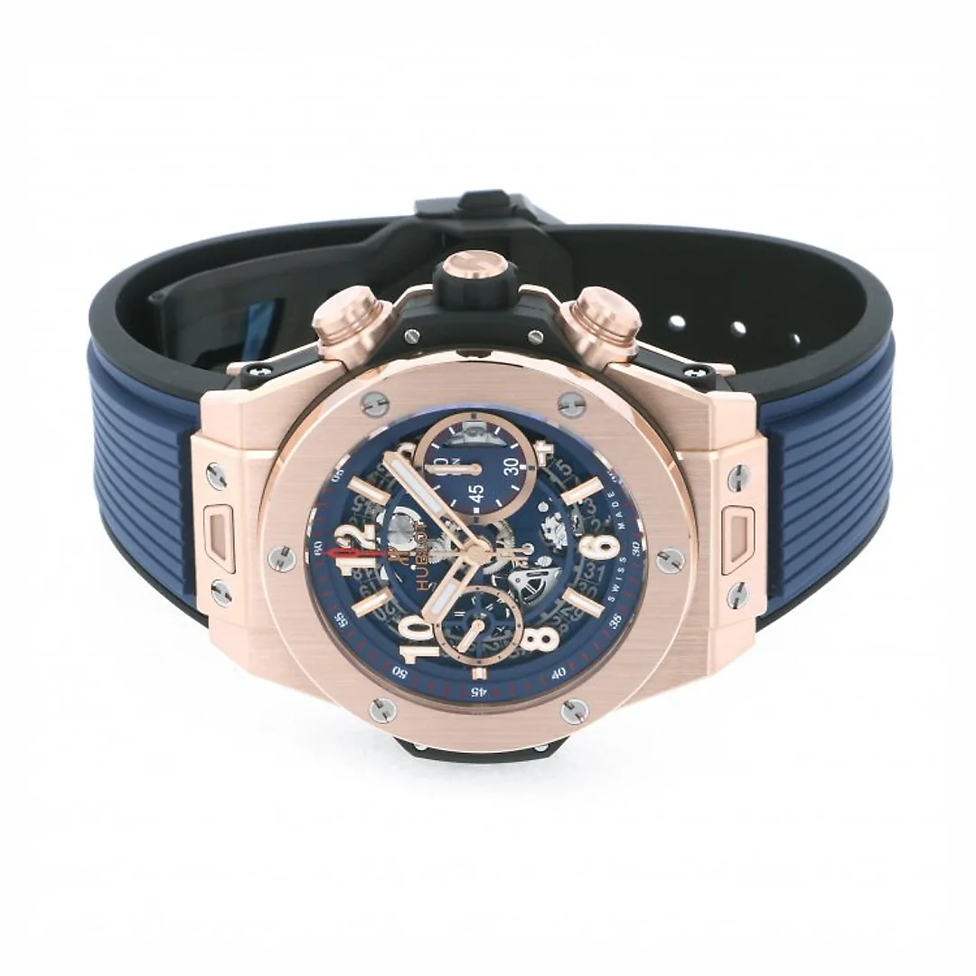 Hublot Big Bang, Unico King Gold Blue, 42mm, Ref# 441.OX.5189.RX