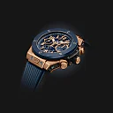 Hublot Big Bang Unico King Gold Blue Ceramic Ref# 421.OL.5180.RX