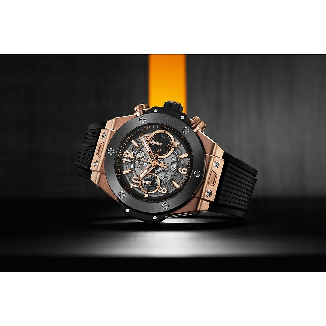 Hublot Big Bang Unico King Gold Ceramic Ref# 421.OM.1180.RX