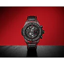 Hublot Big Bang Unico Red Carbon Black Diamonds Las Vegas Boutique, Matt Red Frosted carbon, 126 black diamonds, 44mm, Limited Edition, Ref# 421.QV.1113.LR.1100.LVB23