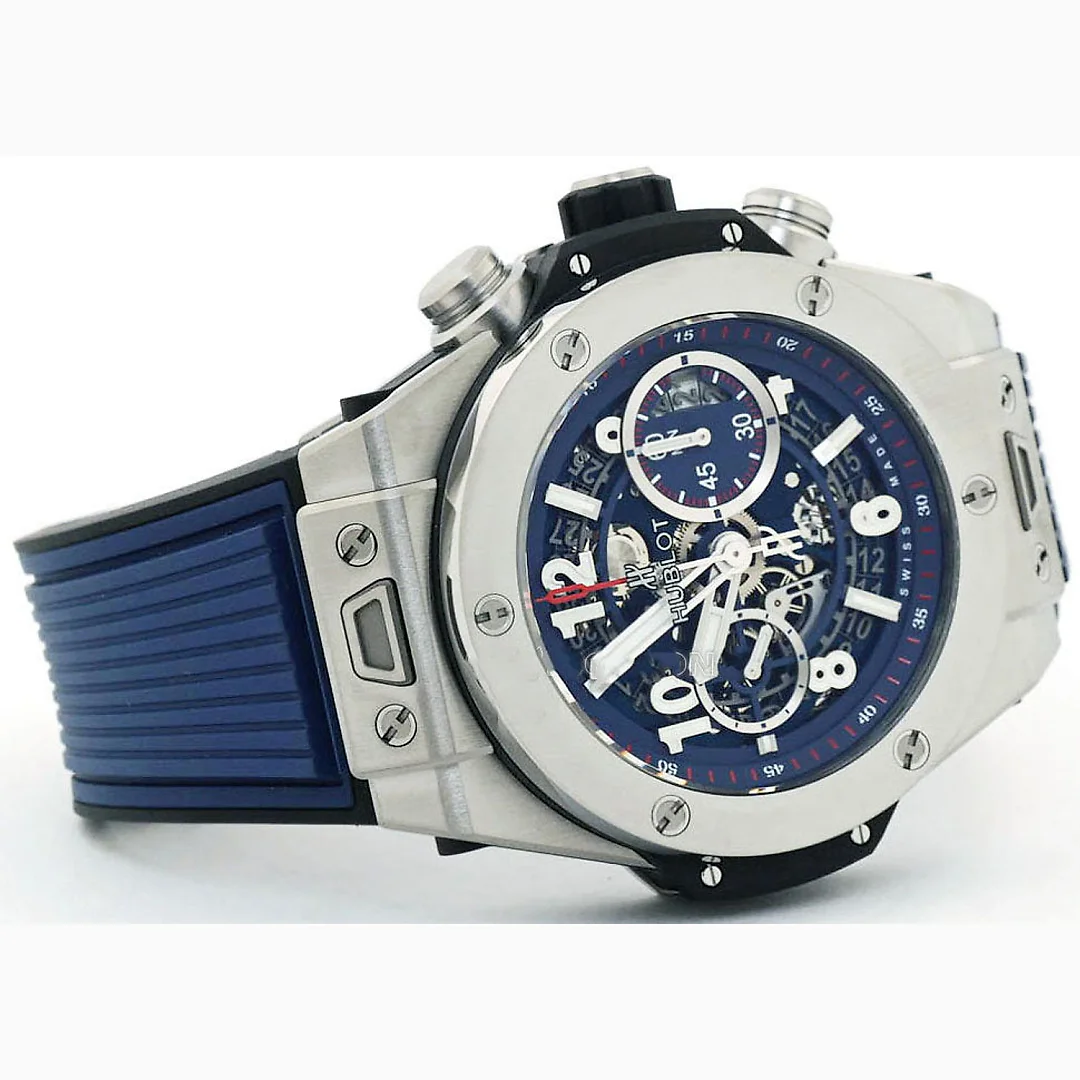 Hublot Big Bang, Unico Titanium Blue, 42mm, Ref# 441.NX.5179.RX