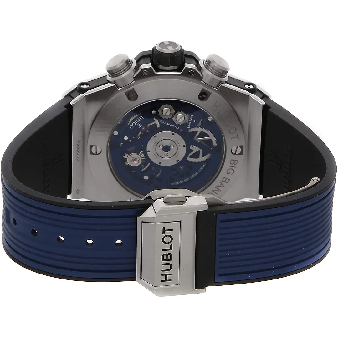 Hublot Big Bang, Unico Titanium Blue, 42mm, Ref# 441.NX.5179.RX