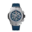 Hublot Big Bang, Unico Titanium Blue 45mm, Ref# 411.NX.5179.RX