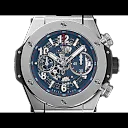 Hublot Big Bang, Unico Titanium Blue 45mm, Ref# 411.NX.5179.RX