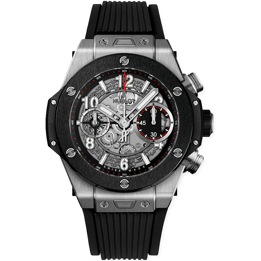 Hublot Big Bang, Unico Titanium ceramic, 42mm, Ref# 441.NM.1170.RX