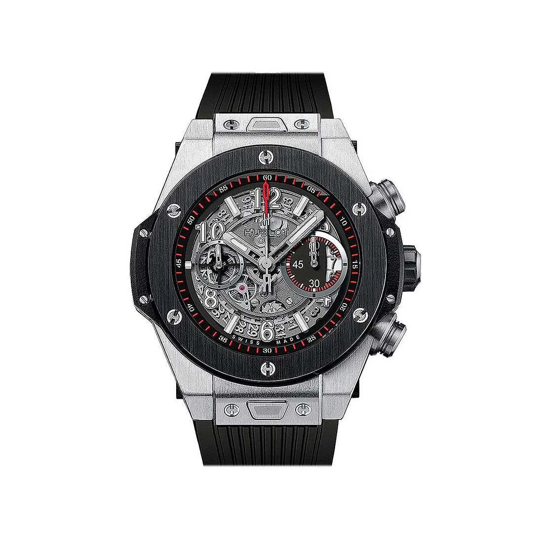 Hublot Big Bang, Unico Titanium Ceramic, 45mm, Ref# 411.NM.1170.RX