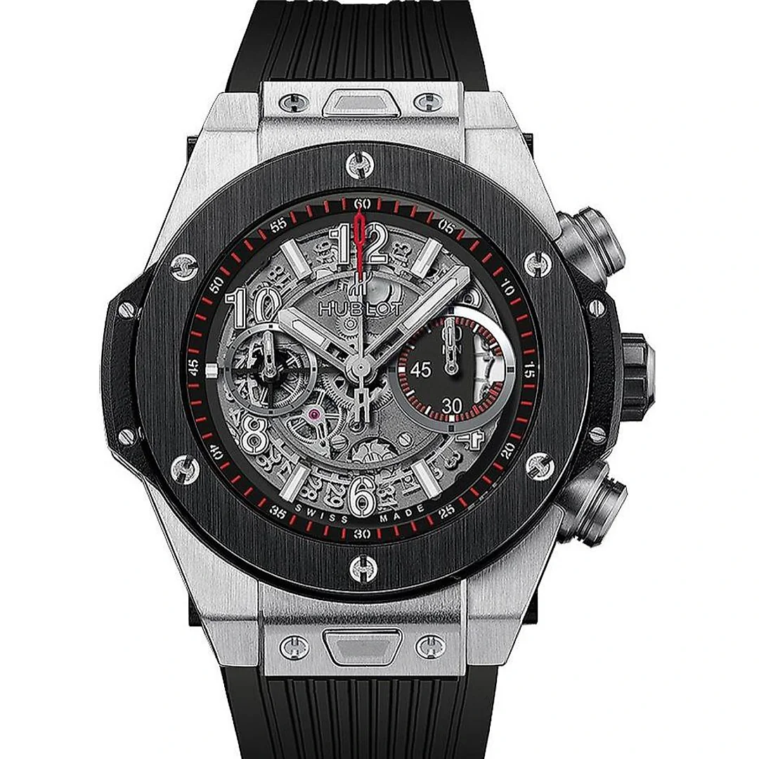 Hublot Big Bang, Unico Titanium Ceramic, 45mm, Ref# 411.NM.1170.RX