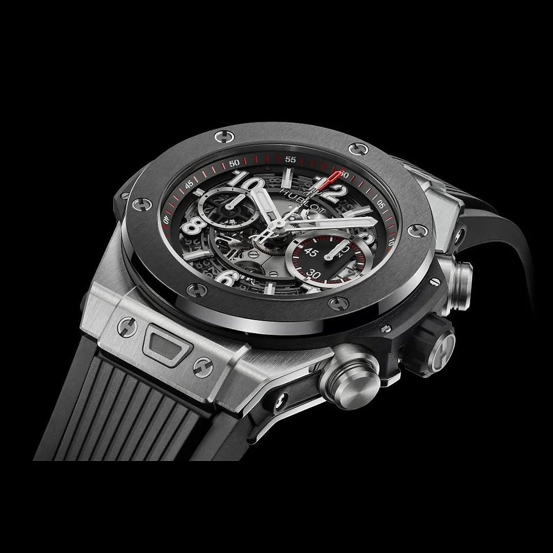 Hublot Big Bang, Unico Titanium Ceramic, 45mm, Ref# 411.NM.1170.RX