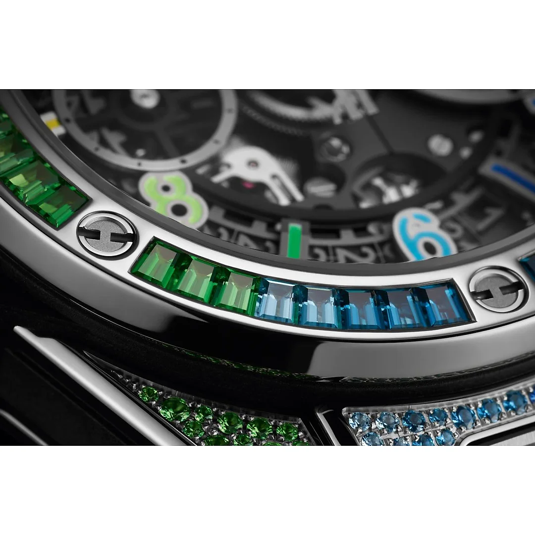 Hublot Big Bang Unico Titanium Rainbow, Ref# 441.NX.1117.LR.0999