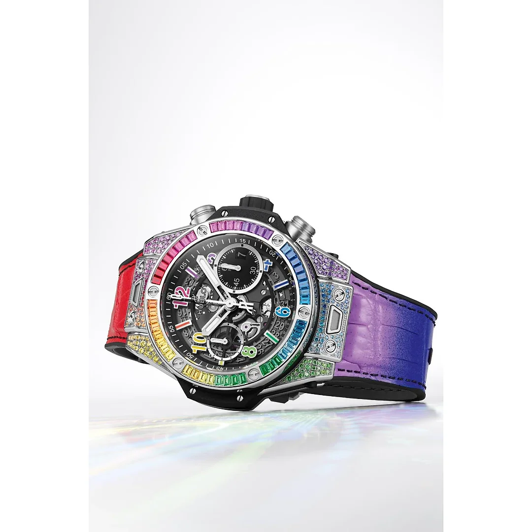 Hublot Big Bang Unico Titanium Rainbow, Ref# 441.NX.1117.LR.0999