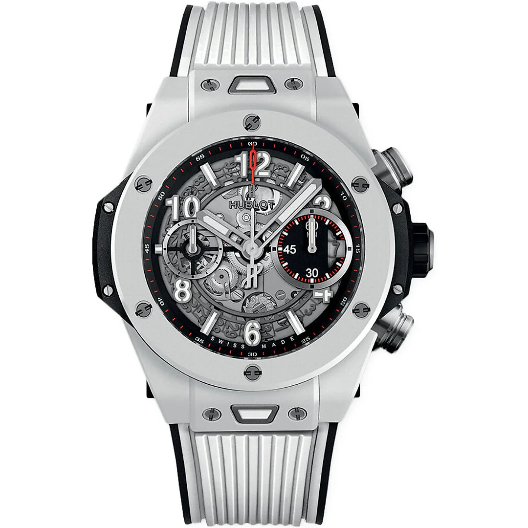 Hublot Big Bang Unico White ceramic, 42mm, Ref# 441.HX.1170.RX