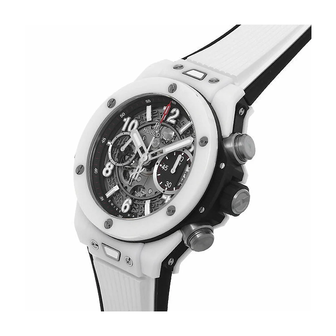 Hublot Big Bang Unico White ceramic, 42mm, Ref# 441.HX.1170.RX