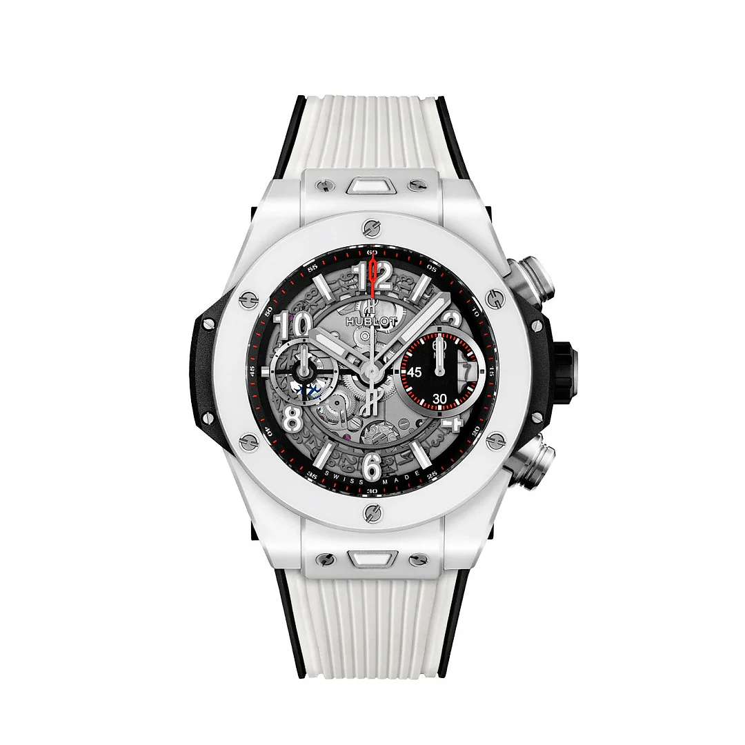 Hublot Big Bang Unico White ceramic, 42mm, Ref# 441.HX.1170.RX