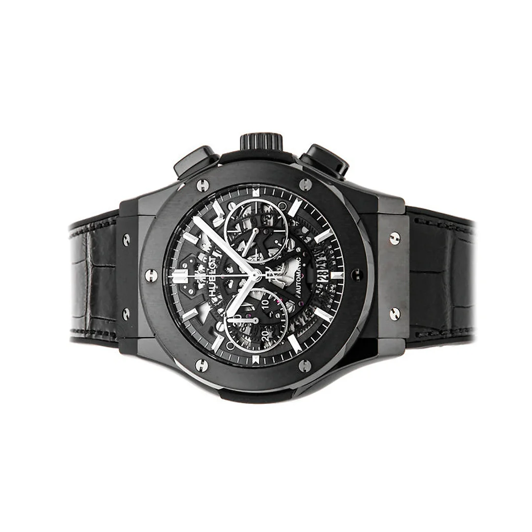 Hublot Classic Fusion Aerofusion Black Magic Chronograph 45mm, Ref# 525.CM.0170.LR