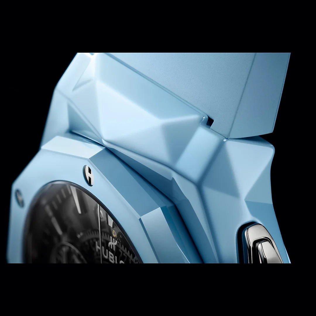 Hublot Classic Fusion AEROFUSION CHRONOGRAPH ORLINSKI SKY BLUE CERAMIC Ref# 525.ES.0170.RX.ORL22