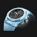 Hublot Classic Fusion AEROFUSION CHRONOGRAPH ORLINSKI SKY BLUE CERAMIC Ref# 525.ES.0170.RX.ORL22