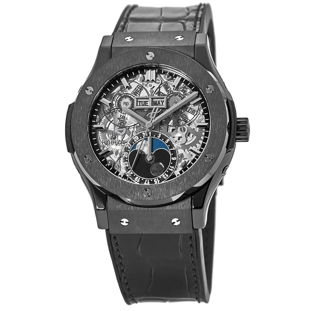 Hublot Classic Fusion Aerofusion Moonphase 45mm Black Magic, Ref# 517.CX.0170.LR