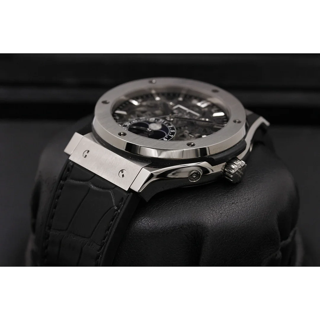 Hublot Classic Fusion Aerofusion Moonphase Titanium 45mm, Ref# 517.NX.0170.LR