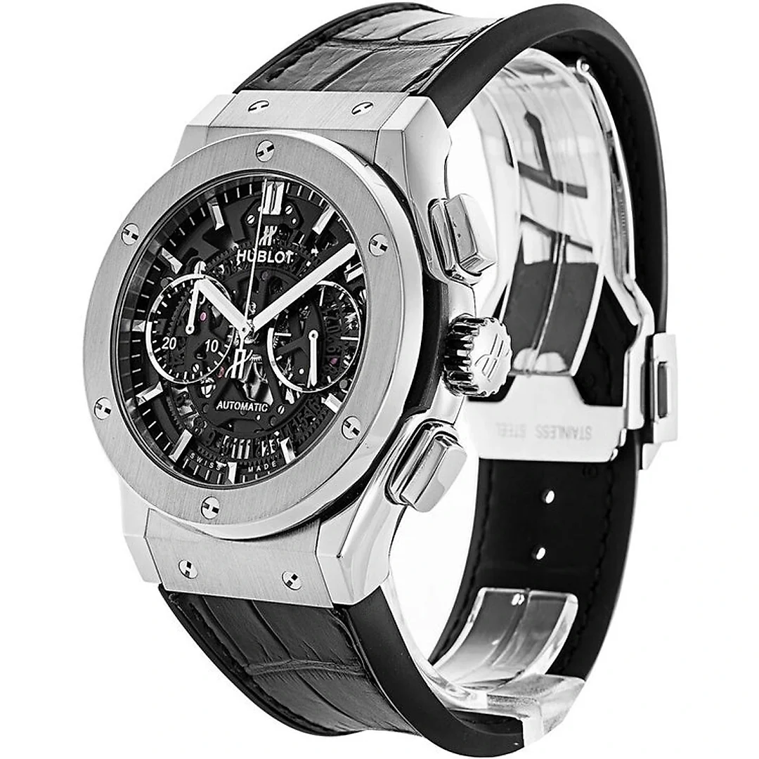 Hublot Classic Fusion Aerofusion Titanium Chronograph Automatic 45mm, Ref# 525.NX.0170.LR