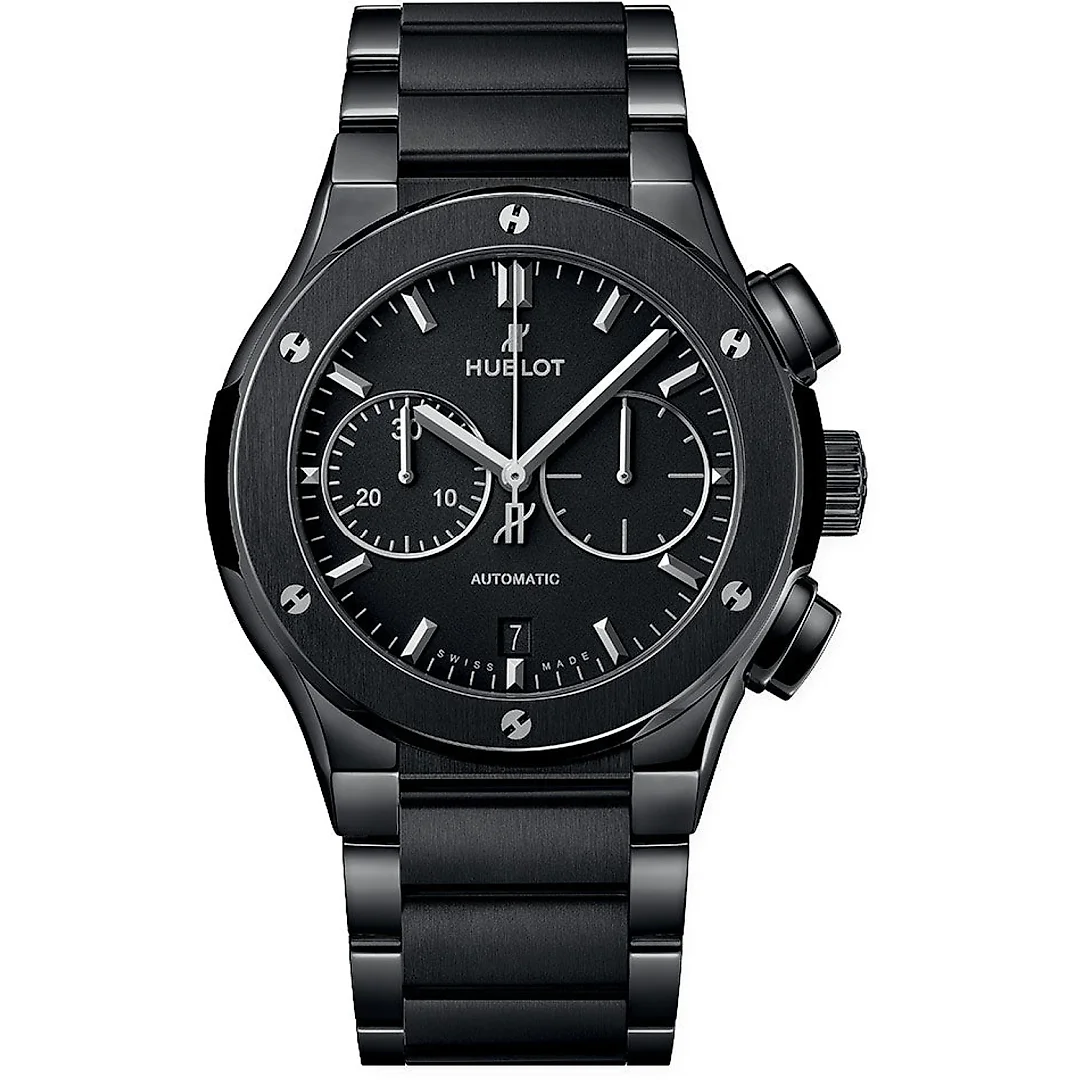 Hublot Classic Fusion Chronograph Automatic 45mm Black Magic, Ref# 520.CM.1170.CM