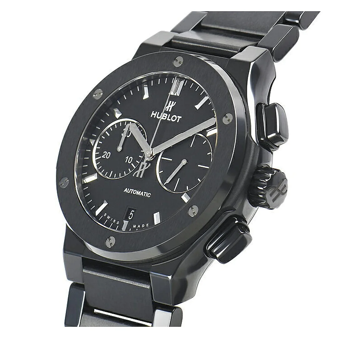 Hublot Classic Fusion Chronograph Automatic 45mm Black Magic, Ref# 520.CM.1170.CM