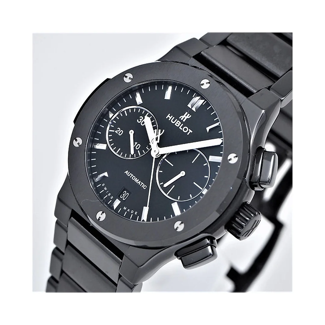 Hublot Classic Fusion Chronograph Automatic 45mm Black Magic, Ref# 520.CM.1170.CM