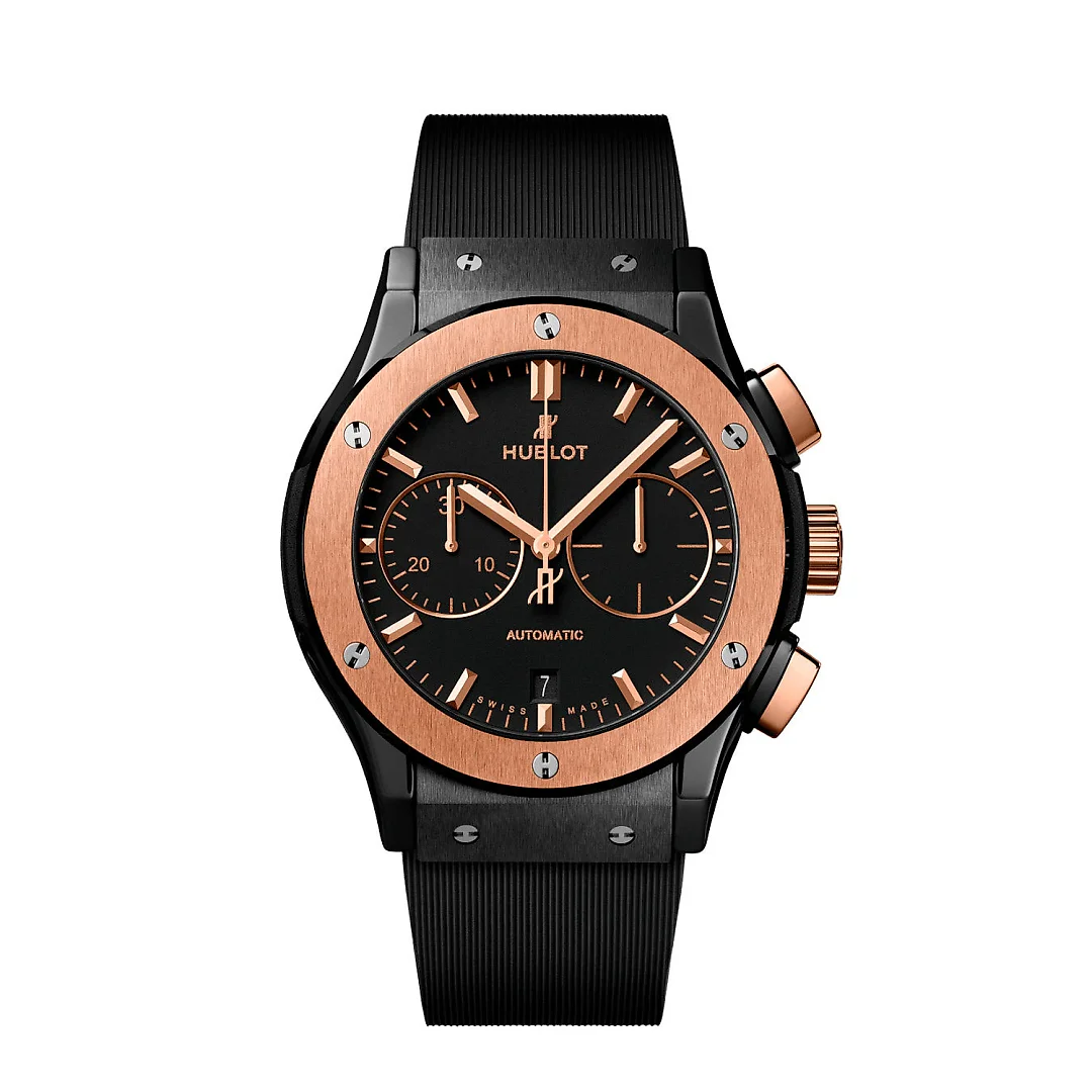 Hublot Classic Fusion Chronograph Ceramic King Gold 45mm, Ref# 521.CO.1181.RX
