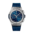 Hublot Classic Fusion Chronograph Titanium Blue 45mm, Ref# 541.NX.7170.LR