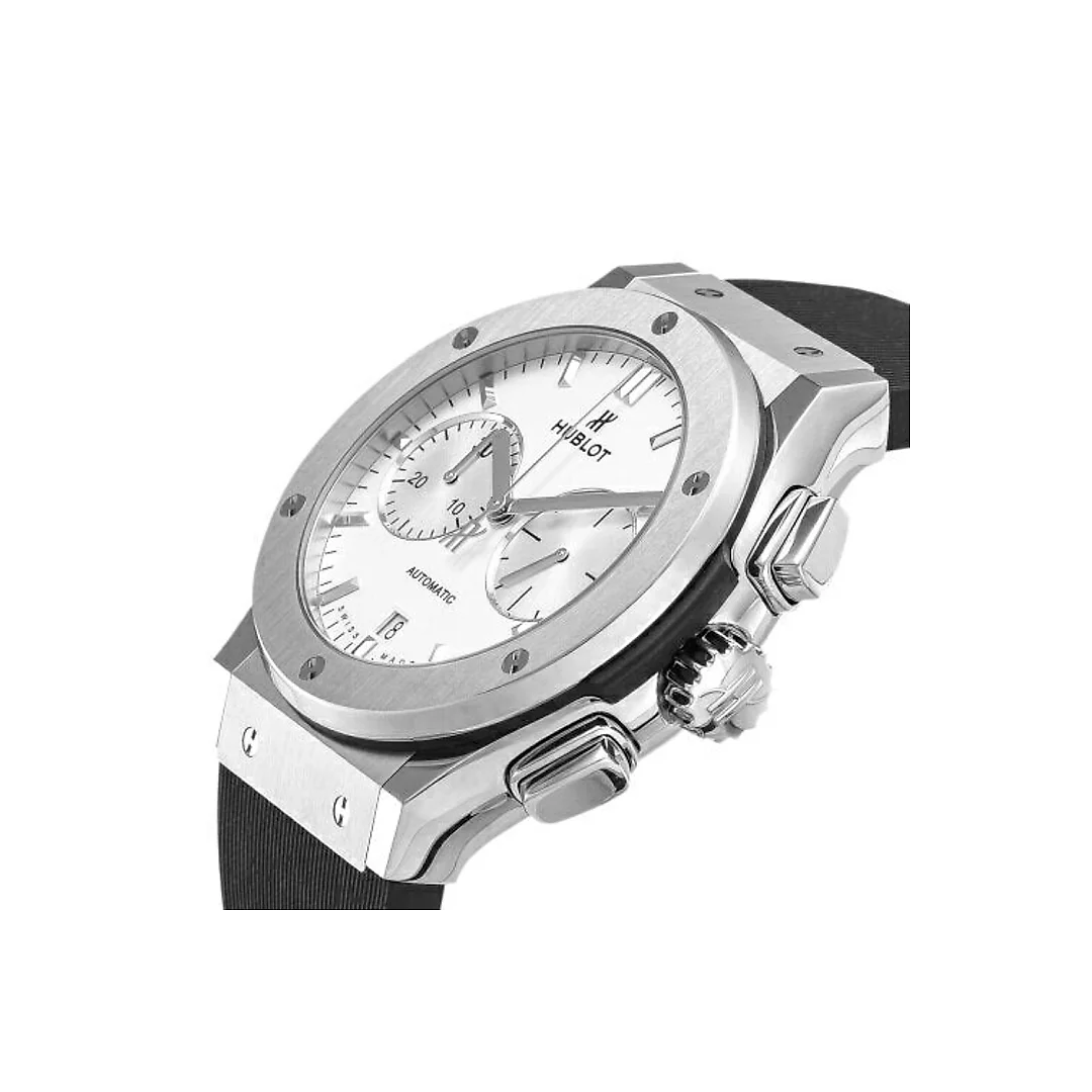 Hublot Classic Fusion Chronograph Titanium Opalin 45mm, Ref# 521.NX.2611.RX
