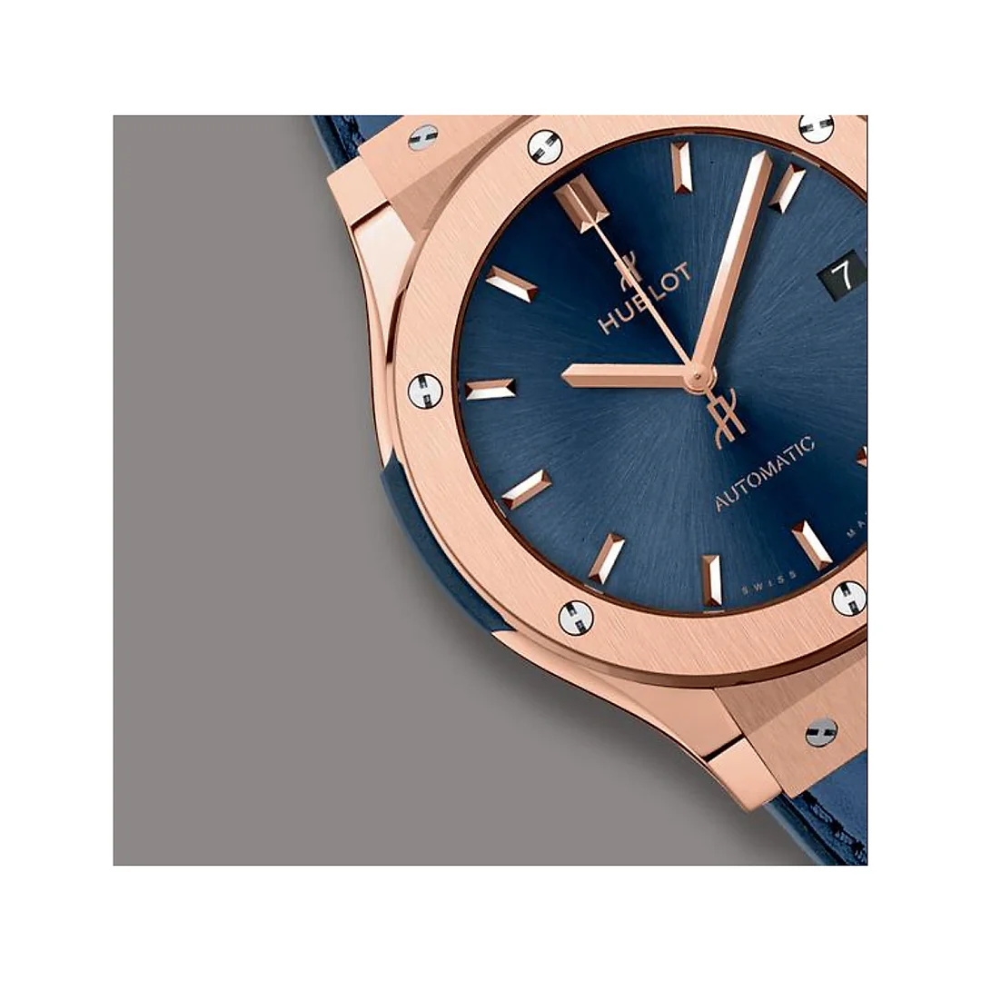 Hublot Classic Fusion King Gold Blue 45mm, Ref# 511.OX.7180.LR