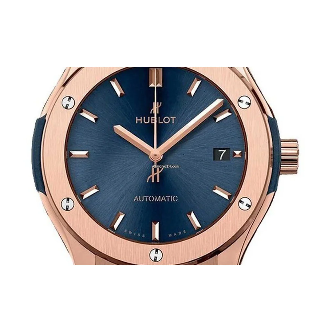 Hublot Classic Fusion King Gold Blue 45mm, Ref# 511.OX.7180.LR