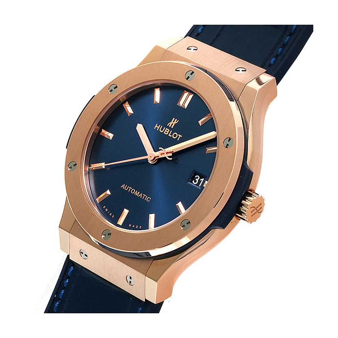 Hublot Classic Fusion King Gold Blue 45mm, Ref# 511.OX.7180.LR