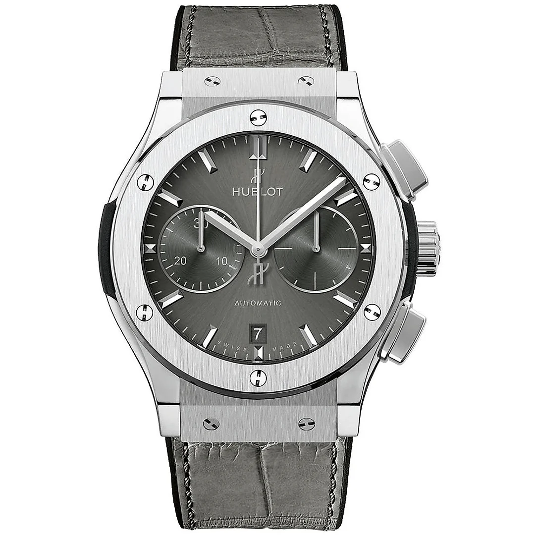 Hublot Classic Fusion Racing Grey Chronograph Titanium 45mm, Ref# 521.NX.7071.LR