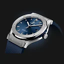 Hublot Classic Fusion Titanium Blue Ref# 511.NX.7170.RX