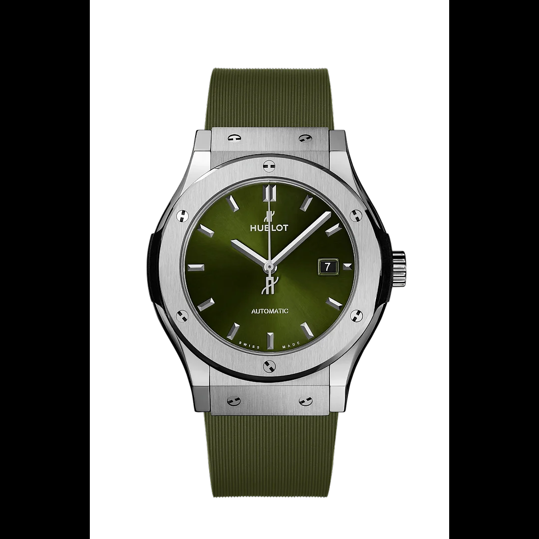 Hublot Classic Fusion Titanium Green Ref# 542.NX.8970.RX