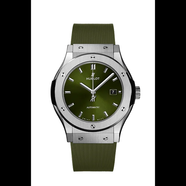Hublot Classic Fusion Titanium Green Ref# 542.NX.8970.RX