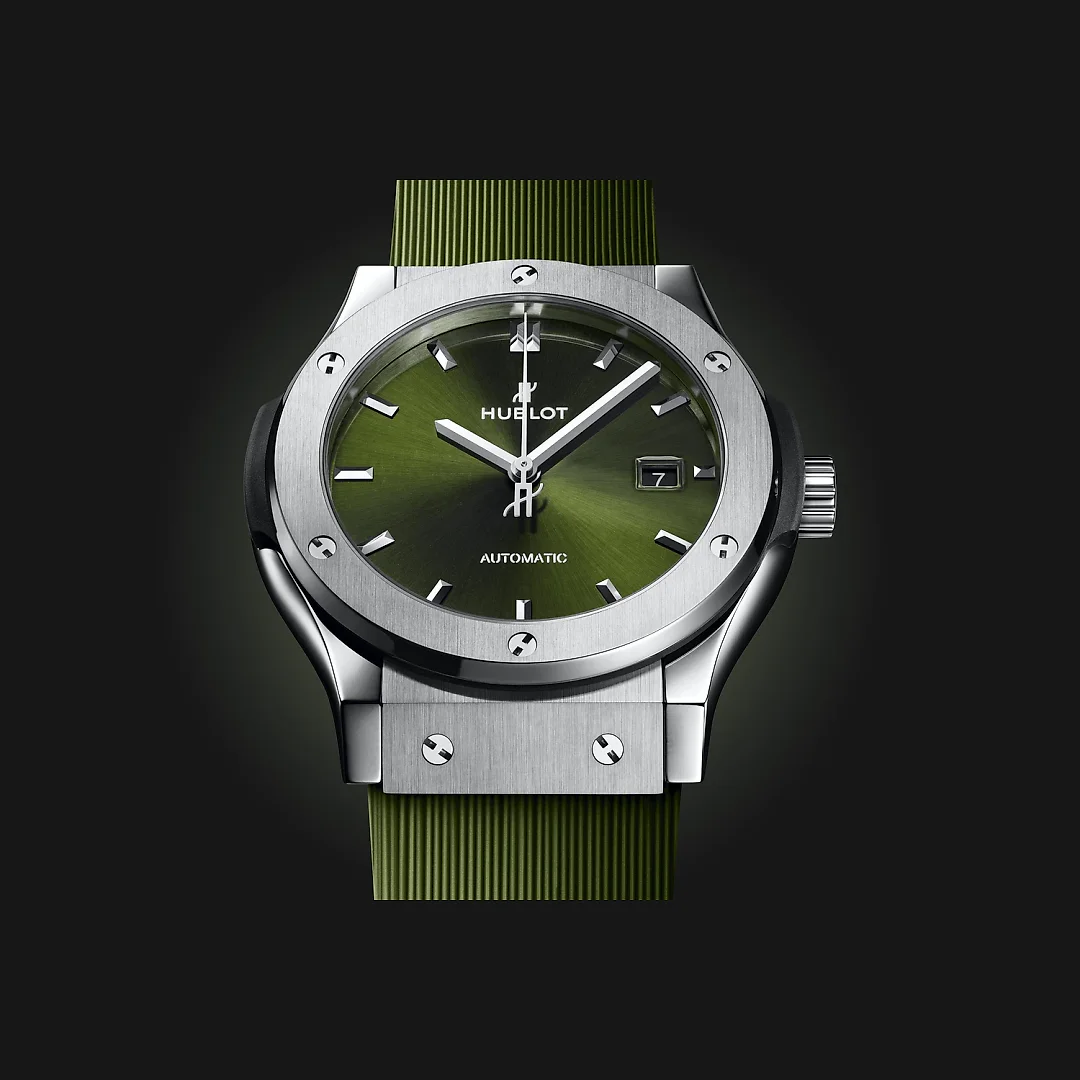 Hublot Classic Fusion Titanium Green Ref# 542.NX.8970.RX