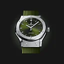 Hublot Classic Fusion Titanium Green Ref# 542.NX.8970.RX