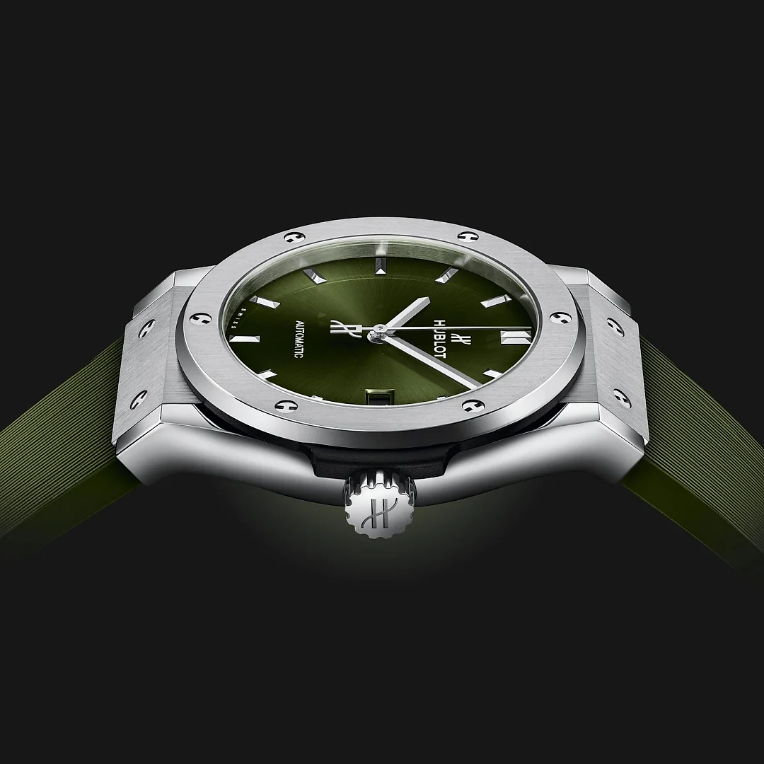 Hublot Classic Fusion Titanium Green Ref# 542.NX.8970.RX