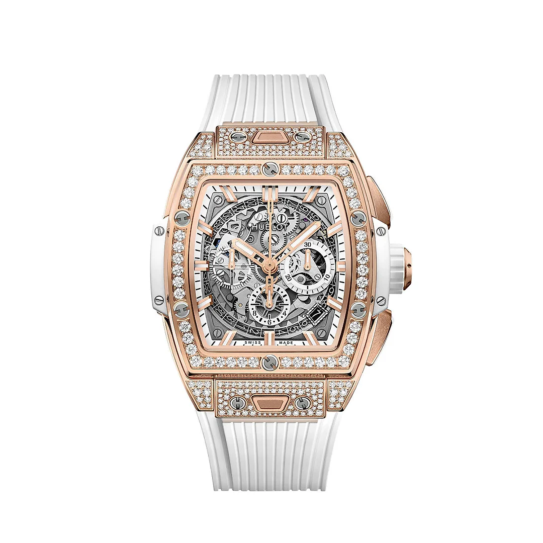 Hublot Spirit of Big Bang KING GOLD WHITE PAVÉ Ref# 642.OE.2010.RW.1604