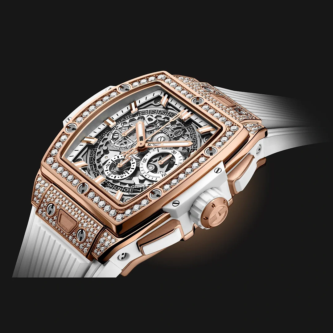 Hublot Spirit of Big Bang KING GOLD WHITE PAVÉ Ref# 642.OE.2010.RW.1604