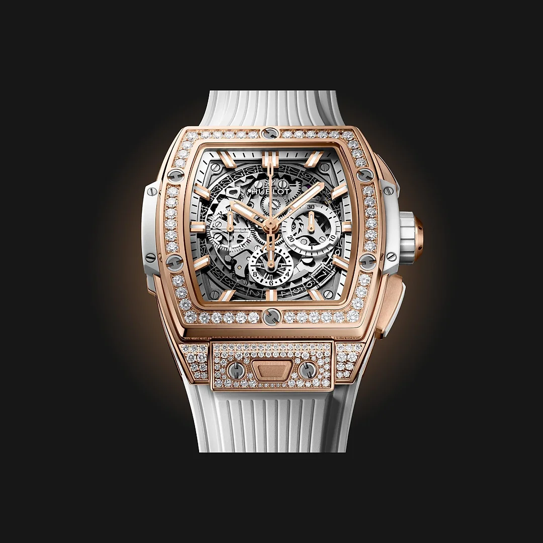 Hublot Spirit of Big Bang KING GOLD WHITE PAVÉ Ref# 642.OE.2010.RW.1604