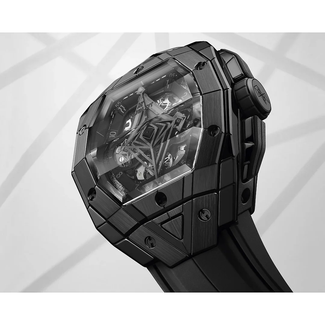Hublot, Spirit of Big Bang Sang Bleu All Black, Ceramic, 42mm, Limited Edition, Ref# 648.CX.0114.RX.MXM23