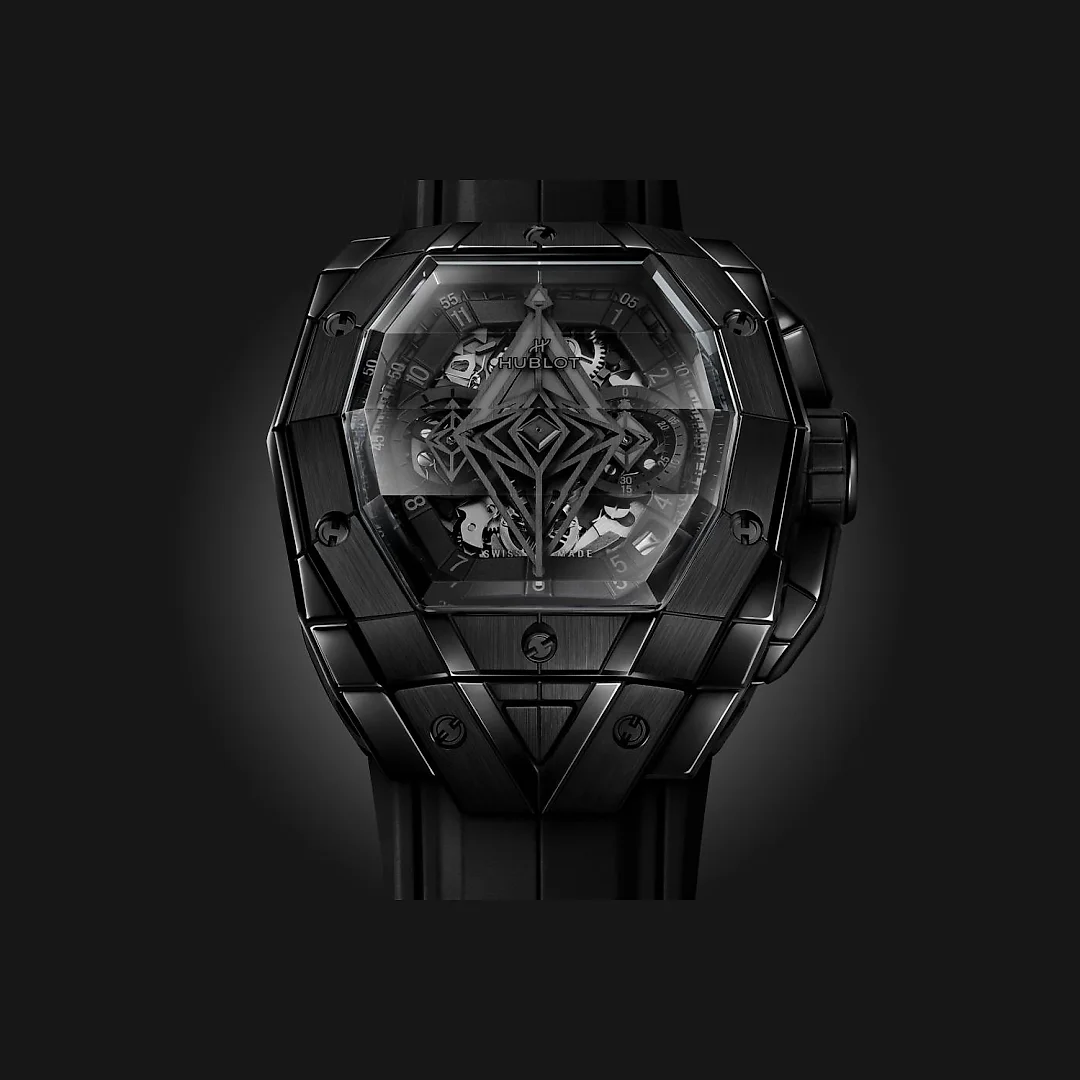 Hublot, Spirit of Big Bang Sang Bleu All Black, Ceramic, 42mm, Limited Edition, Ref# 648.CX.0114.RX.MXM23