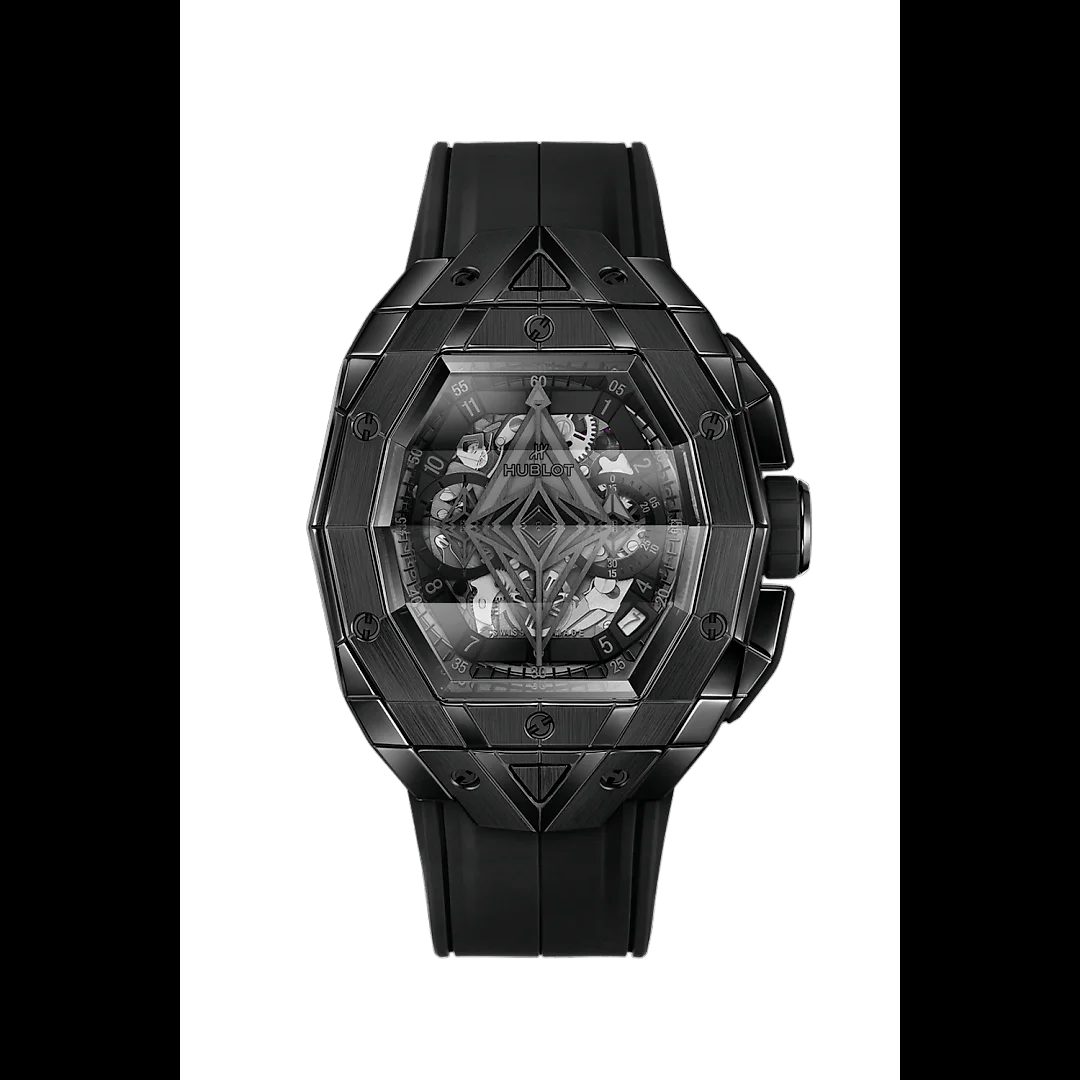 Hublot, Spirit of Big Bang Sang Bleu All Black, Ceramic, 42mm, Limited Edition, Ref# 648.CX.0114.RX.MXM23