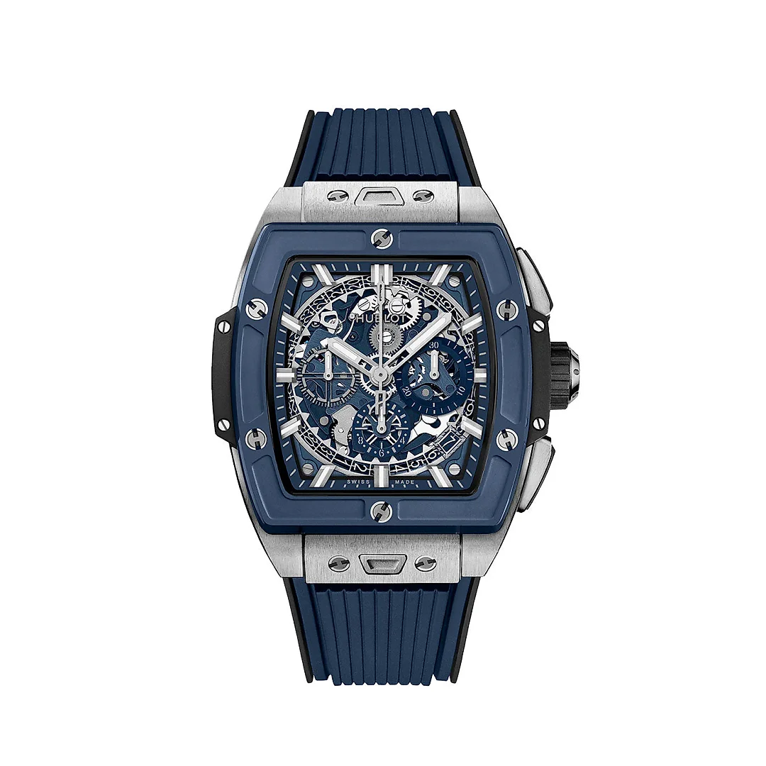 Hublot Spirit of Big Bang TITANIUM BLUE CERAMIC Ref# 642.NL.7170.RX